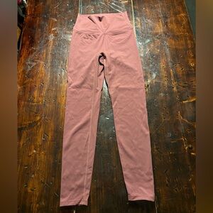 Pink High-Waisted Leggings